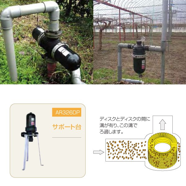 サンホープ|SUNHOPE ディスクフィルターAR321DS 取付口径50mm 40 ...
