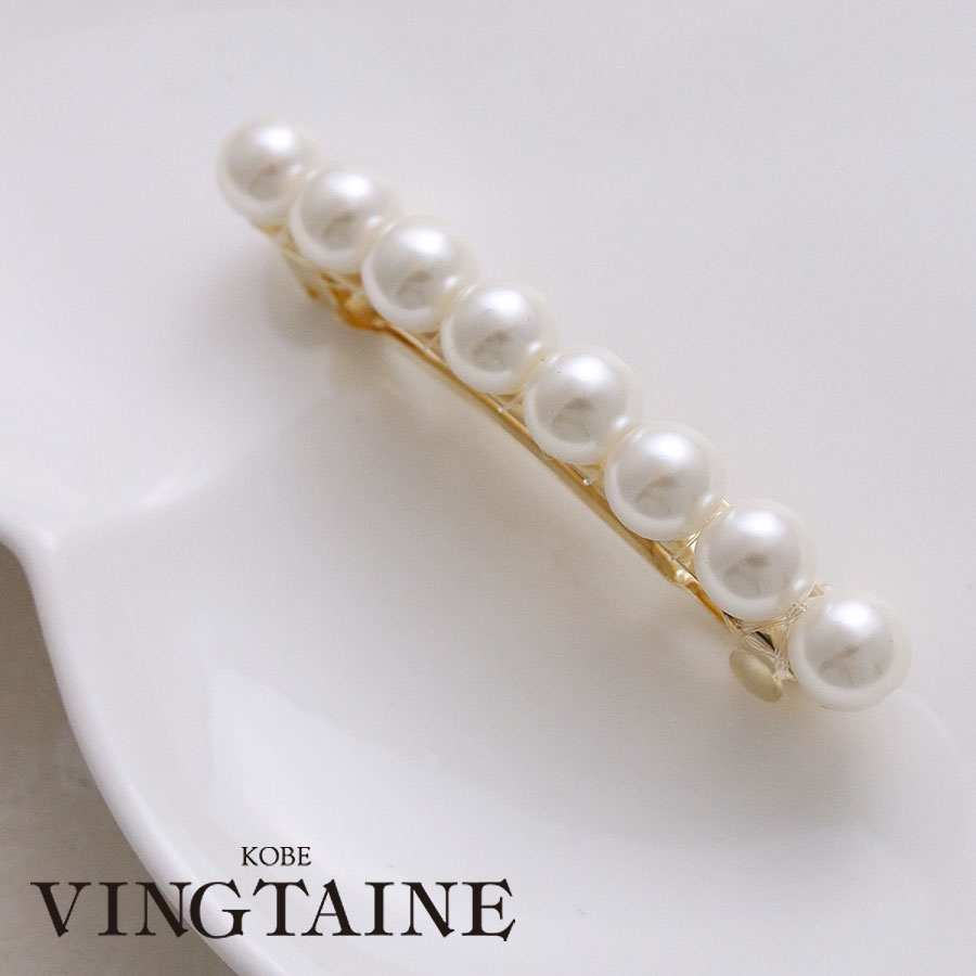 L*i様 【極美品】パールバレッタ h-217.jpg
