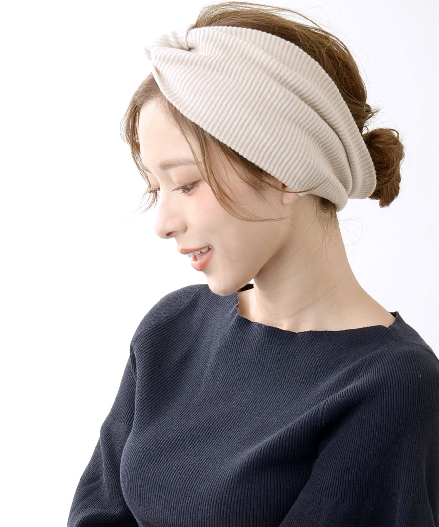 エルメス ヘアバンド シルクジャージー ヘアアクセサリー aq7430 日本