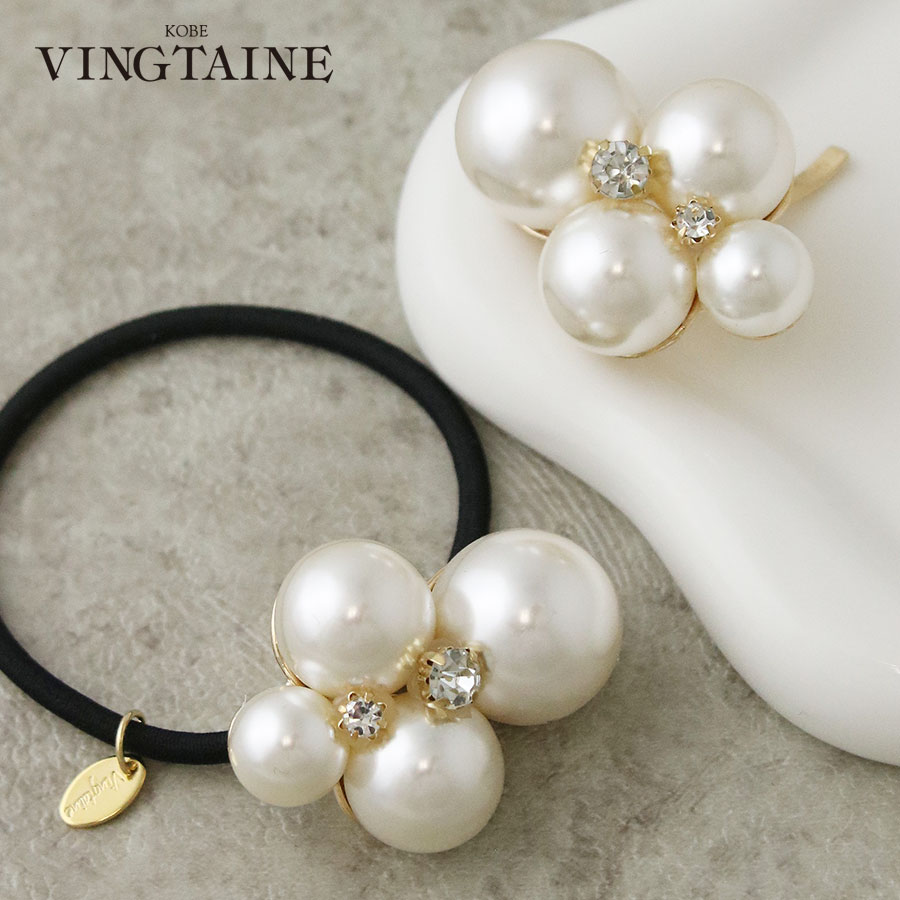 楽天市場】ヘアゴム クリアボール スワロフスキー 春夏 キラキラ