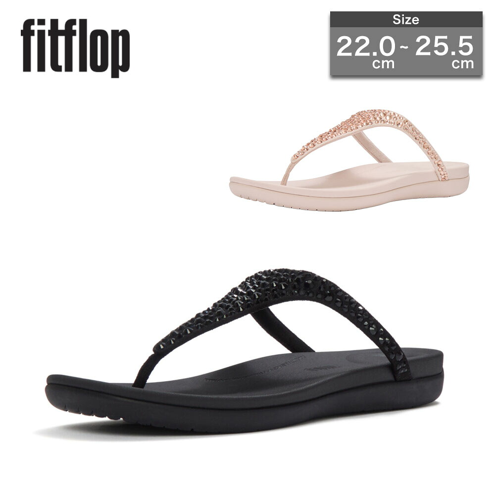 【SALE】fitflop フィットフロップ レディース ビーチサンダル SOLAY MIXED-CRYSTAL TOE-POST SANDALS A5Y レディース 女性 プレゼント 誕生日 記念日 ブランド 母の日｜ブランド探検隊