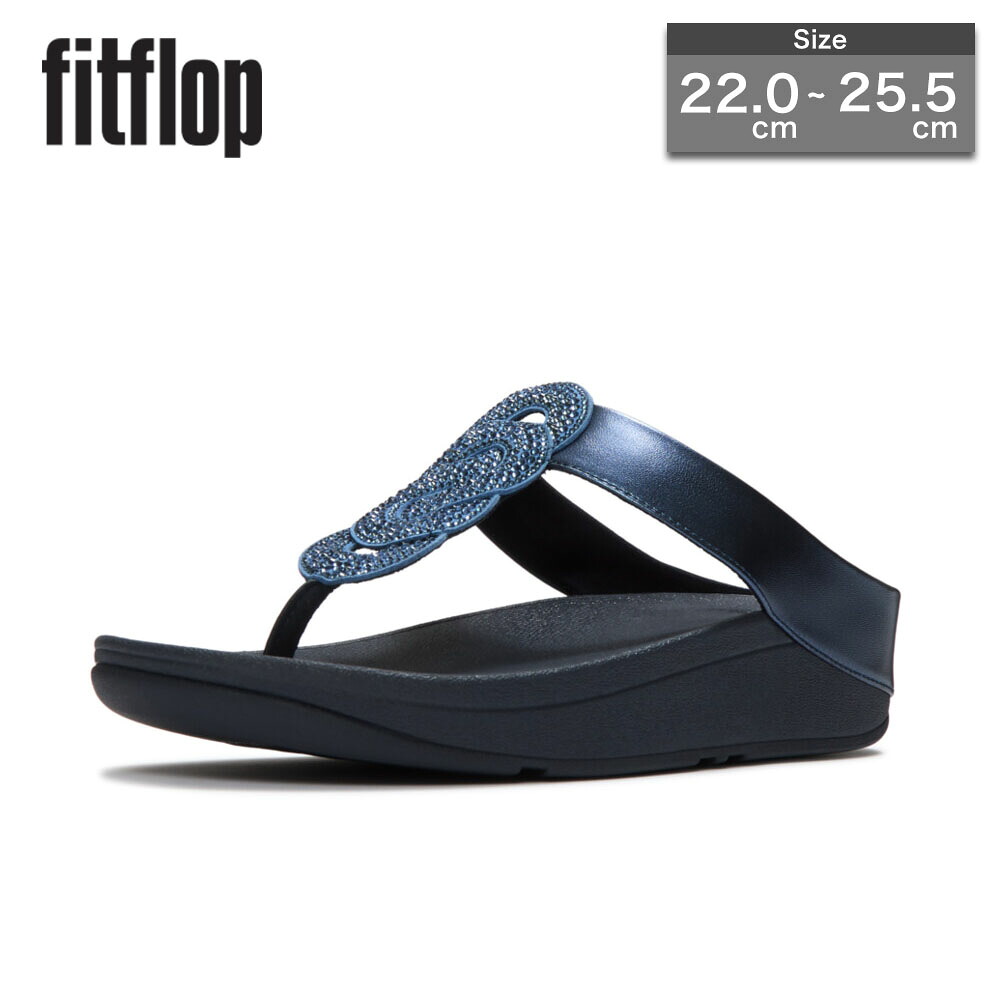 【SALE】fitflop フィットフロップ レディース トングサンダル FINO CRYSTAL-TWIST METALLIC TOE-POST SANDALS A2H レディース 女性 プレゼント 誕生日 ブランド 母の日｜ブランド探検隊