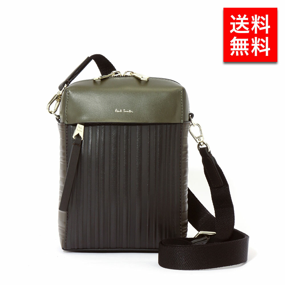 新品★Paul Smith ショルダーバッグ 黒 メンズ ギフト プレゼント Paul Smith ポールスミス メンズ ショルダーバッグ