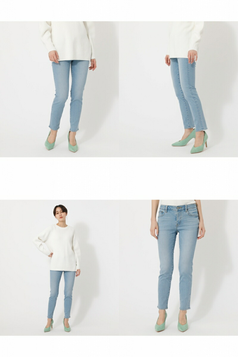 楽天市場 Ice Blue Denim Slim Straight アイスブルーデニムスリムストレート Azul By Moussy アズール バイ マウジー レディース ボトムス デニムパンツ Markdown Azul By Moussy