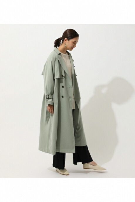 楽天市場 One Flap Trench Coat ワンフラップトレンチコート Azul By Moussy アズール バイ マウジー レディース アウター コート Markdown Azul By Moussy