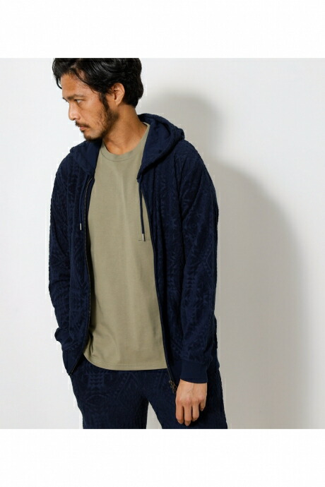 楽天市場 Pile Jacquard Parka パイルジャガードパーカ Azul By Moussy アズール バイ マウジー メンズ トップス パーカー Markdown Azul By Moussy