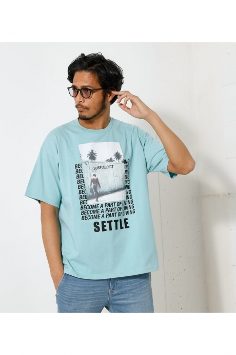 楽天市場 Settle Photo Tee セトルフォトtシャツ Azul By Moussy アズール バイ マウジー メンズ トップス カットソー Markdown Azul By Moussy