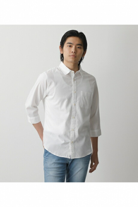 楽天市場 Linen 3 4 Sleeve Shirt リネン3 4スリーブシャツ Azul By Moussy アズール バイ マウジー メンズ トップス シャツ ブラウス Markdown Azul By Moussy