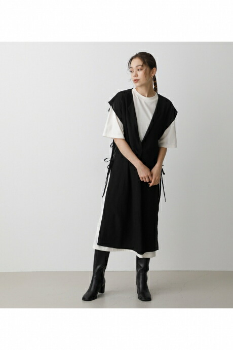 楽天市場 Long Vest Set Onepiece ロングベストセットワンピース Azul By Moussy アズール バイ マウジー レディース ワンピース ワンピース Markdown Azul By Moussy