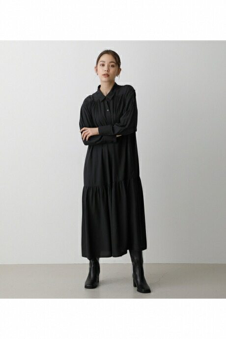 Tiered Hem Shirt Onepiece ティアードヘムシャツワンピース Azul By Moussy アズール バイ マウジー レディース ワンピース ワンピース Natural Gaz Org