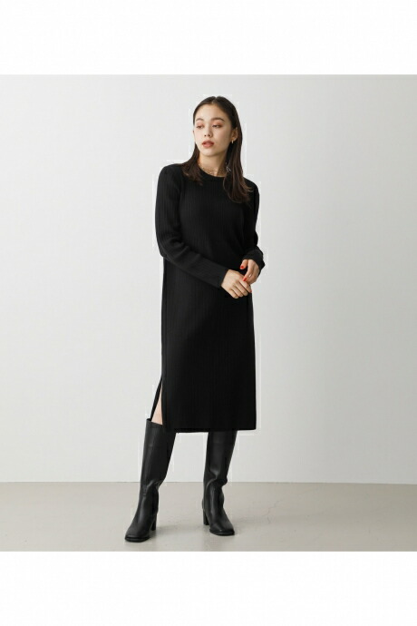 楽天市場 Rib Knit Swiching Onepiece リブニットスウィッチングワンピース Azul By Moussy アズール バイ マウジー レディース ワンピース ワンピース Azul By Moussy