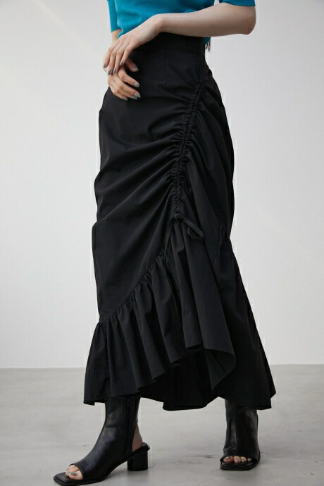 最新発見 楽天市場】ASYMMETRY FRILL GATHER SKIRT/アシンメトリーフリル スカート