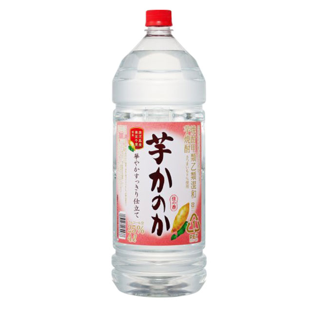 楽天市場】麦焼酎 かのか 焙煎まろやか仕立て 25度 ペットボトル4L / 4リットル 4000ml 大容量 業務用 : ワインスクエアー・アズマヅル