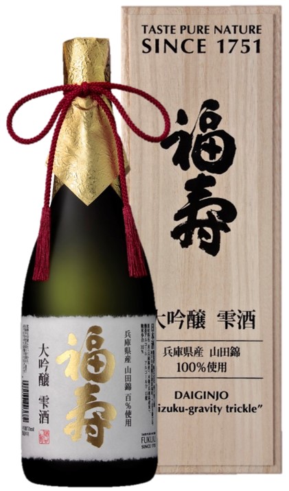 在庫一掃 受発注商品 福寿 大吟醸 雫酒 7ml 日本酒 専用ギフトボックス入り ノーベル賞 福壽 灘 酒心館 父の日 晩餐会w 残りわずか Almeidagomes Eng Br