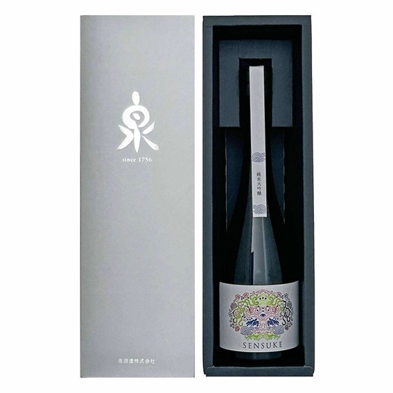 【お取り寄せ品】【仙介】純米大吟醸原酒 雫取り 三割三分磨き 720ml[化粧箱入]日本酒/清酒/灘 / お中元 / お歳暮 / ギフト / プレゼント / 贈答 /せんすけ 父の日/シリアルナンバー入り/泉酒造/いずみしゅぞう/神戸/御影/200本限定｜ワインスクエアー・アズマヅル