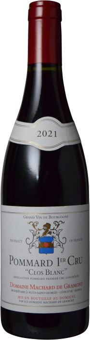 ポマール 1er クロ・ブラン 2021 750ml 赤ワイン 【マシャール・ド・グラモン】 ブルゴーニュ コート・ド・ボーヌ ボーヌ プルミエ プルミエ・クリュ