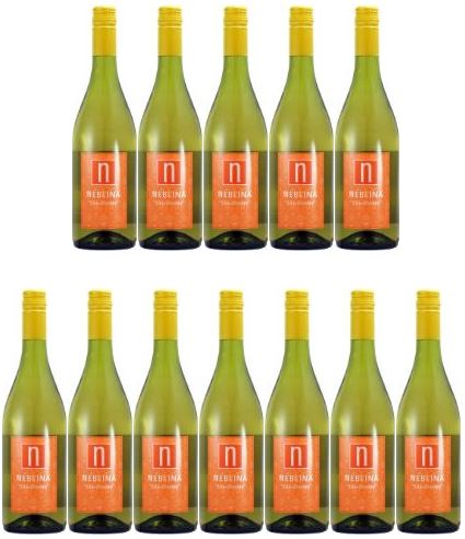 【送料無料！（北海道・沖縄は別途送料）】チリワイン ネブリナ シャルドネ 750ml 1ケース（12本） / 白ワイン｜ワインスクエアー・アズマヅル