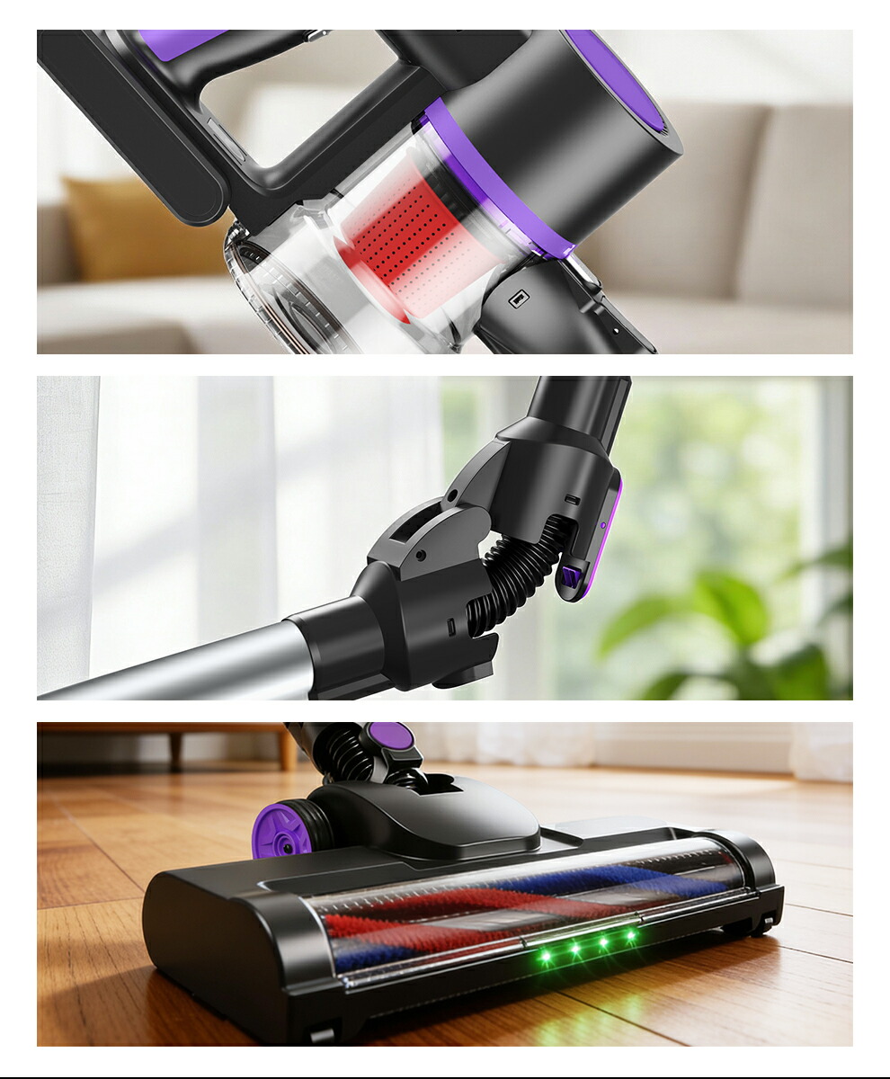 クーポンで11,980円【楽天1位☆史上初曲がる掃除機】 掃除機