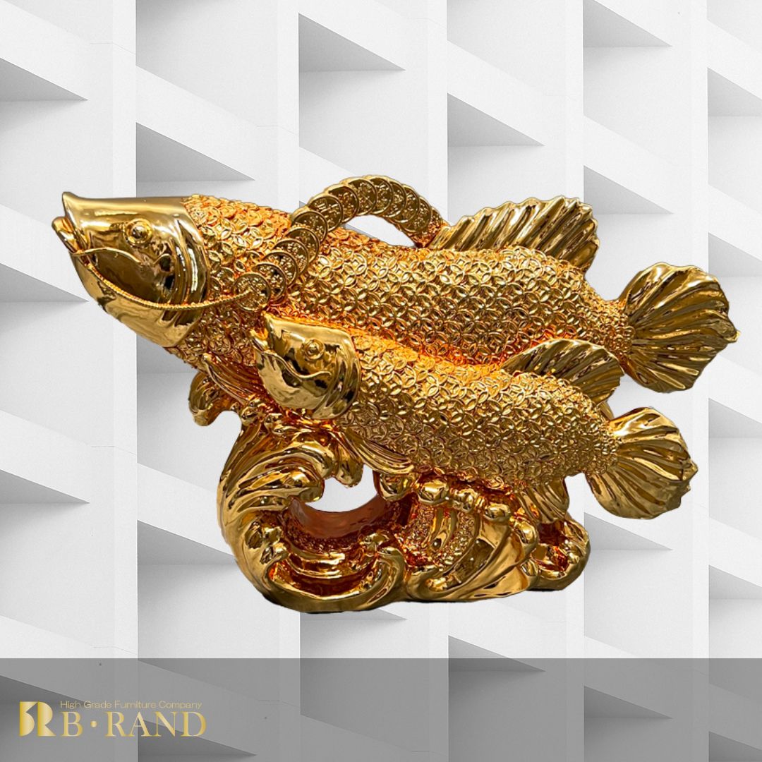 楽天市場】オブジェ 置物 魚 鯉 錦鯉 シルバー おしゃれ かっこいい