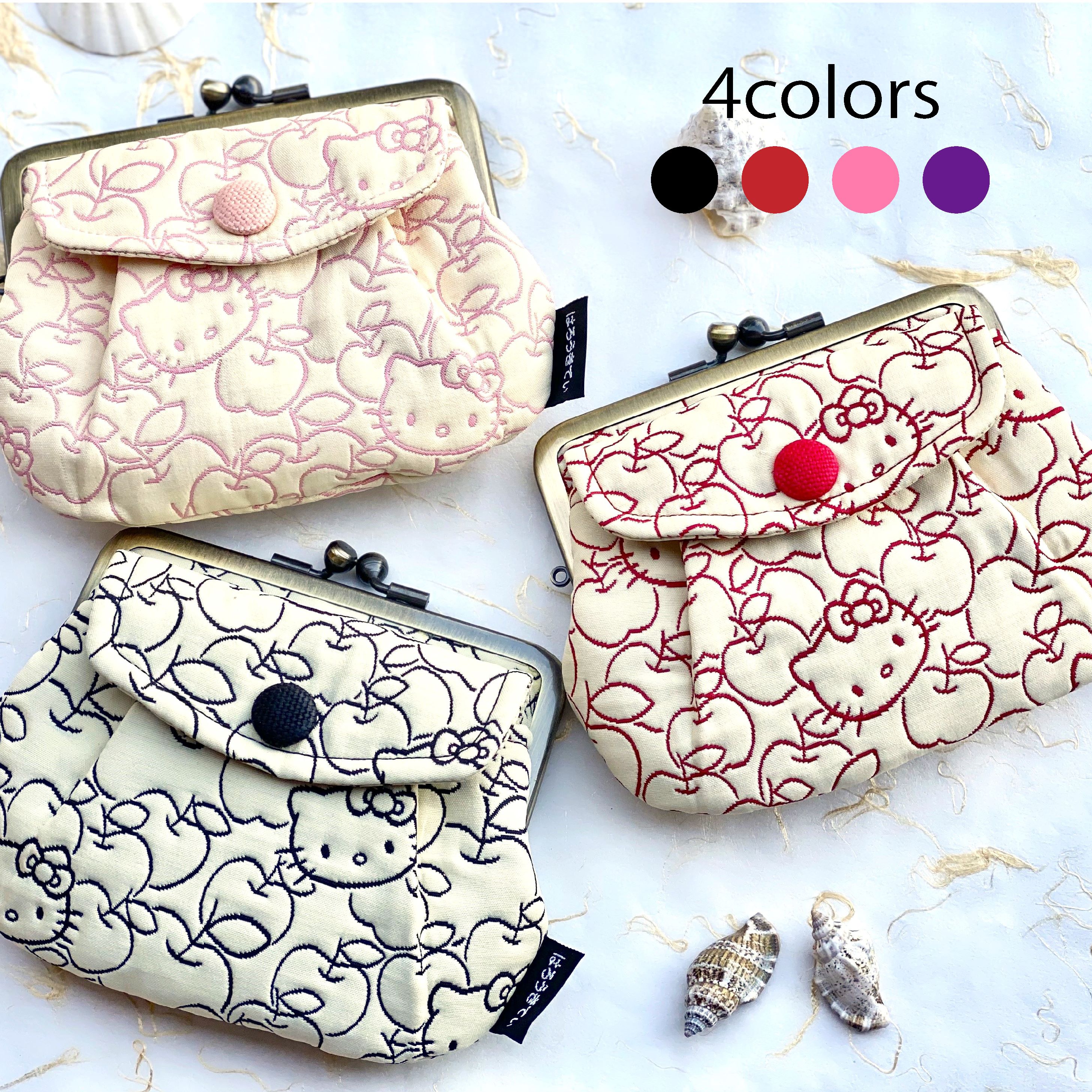 ふくれ織 ハローキティ親子がま口財布 ポケット付 がま口親子財布 がまぐち財布 キティちゃん ハロー キティ グッズ プレゼント ギフト サンリオ 小銭入れ キティちゃんグッズ 大人 がま口さいふ コインケース がま口 ガマ口 がまぐち小銭入れ 送料無料 新品