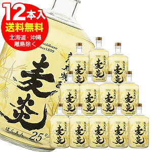 麦炎（ばくえん）熟成麦焼酎　25&deg; 720ml&times;12本｜くまの焼酎屋