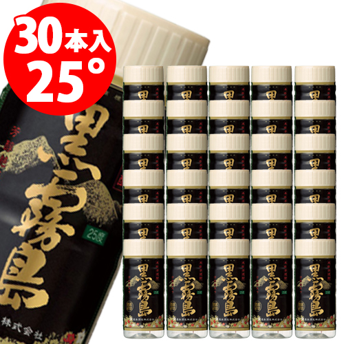 楽天市場 黒霧島ペットワンカップ 25度 0ml 30本 芋焼酎 送料無料対象外品 くまの焼酎屋