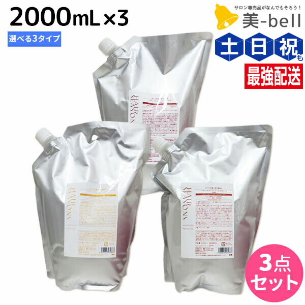 デミ ヘアシーズンズ シャンプー 2000mL 詰め替え ×3個 《スムース・モイスチャー・エクストラ》 選べるセット / 【送料無料】サロン専売品 美容院 ヘアケア demi デミ 美容室 おすすめ品