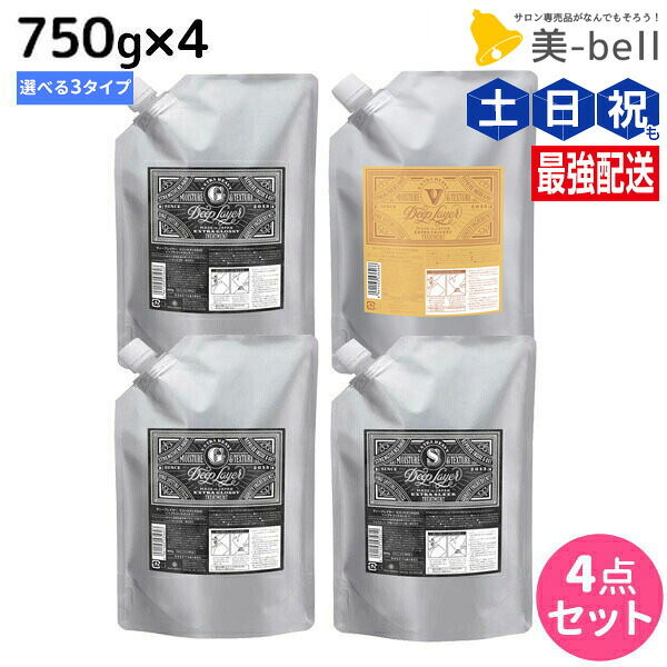 ★最大220円OFFクーポン配布★モルトベーネ ディープレイヤー トリートメント 750g 詰め替え &times;4個 《ExG・ExS・ExV》 選べるセット / 【送料無料】 DeepLayer ビューティーエクスペリエンス 美容室 サロン専売品 美容院 ヘアケア ダメージケア ダメージ補修｜美-bell ～シュワルツコフ・ナプラ