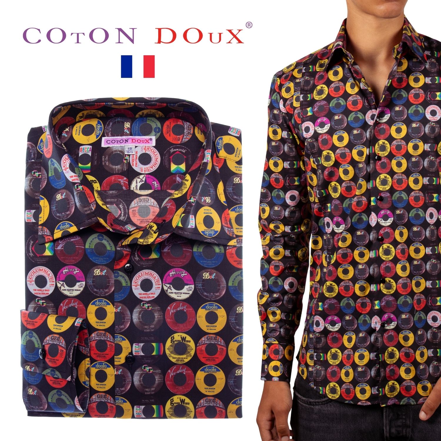 楽天市場】メンズ シャツ 長袖 音楽好き ミュージック