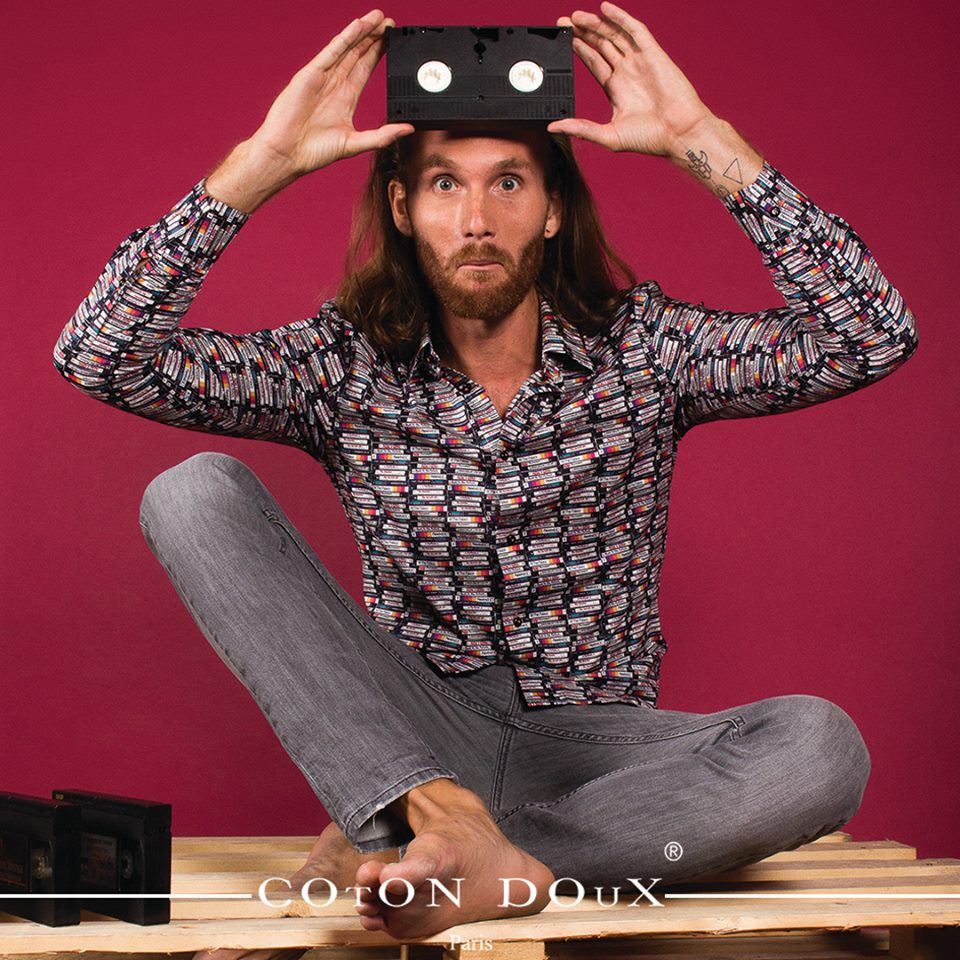 柄シャツ カジュアルシャツ メンズ コトンドゥ 長袖 メンズシャツ きれいめ 総柄シャツ 柄シャツ 派手 トップス オシャレ かわいい アート プリント フランス イタリア レトロ Coton Doux コトンドゥ Mad1572videos Coton Doux コトンドゥ ジャパン懐かしいビデオ