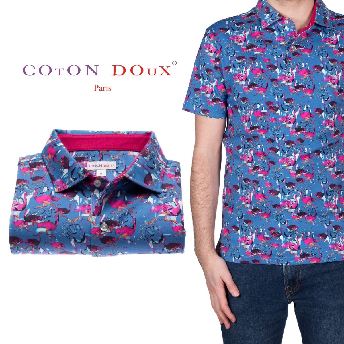 100 の保証 ポロシャツ メンズ 半袖 フランス イタリア パープルピンク オーストリッチ ゴルフ デザイン 派手 柄シャツ Cotondoux コトンドゥ Mp01d229ostrich Cotondoux コトンドゥ 店 数量限定 Qchfoundation Ca