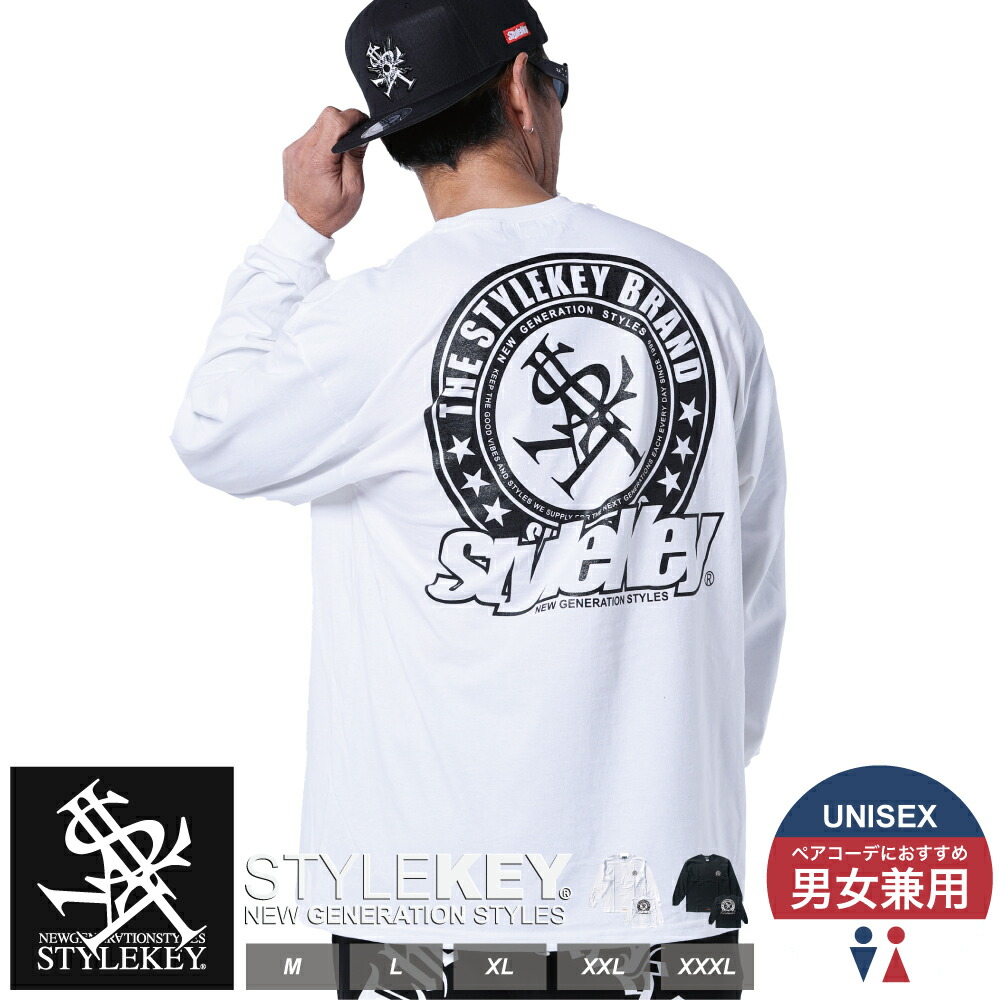 【楽天市場】STYLEKEY(スタイルキー) 長袖Tシャツ CIRCLE LOGO L/S TEE(SK24SP-LS04) ストリート系 ...