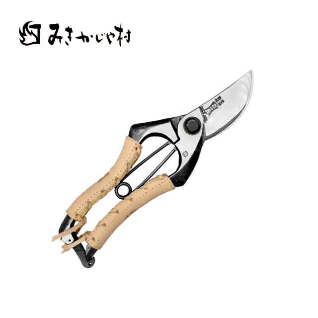楽天市場】双刃型両刃芽切鋏 8インチ 金止 本革巻TS062 みきかじや村