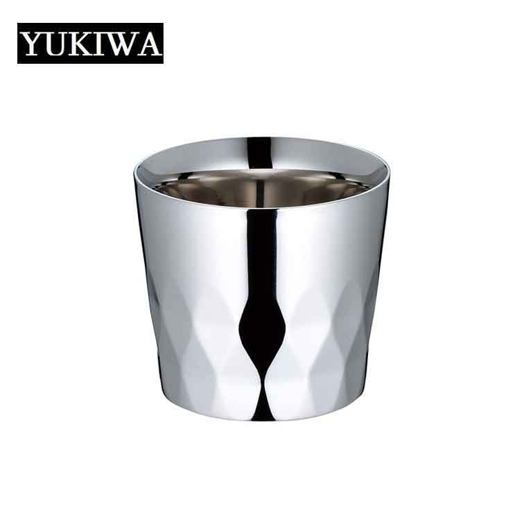 YUKIWA タンブラー メイドイン燕の逸品 ユキワ 酒盃/ステラ 120ml 11000480（ 燕三条 日本製 ステンレス 冷酒 カップ 日本酒 グラス お猪口 ぐい飲み 酒器 保冷 保温 熱伝導 コップ 贈り物 プレゼント お酒 ギフト ラッピング )
