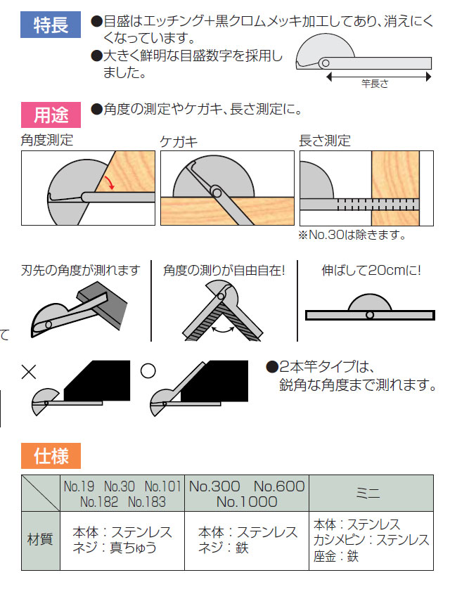 販売期間 限定のお得なタイムセール 'シンワ測定 プロトラクターNo1000