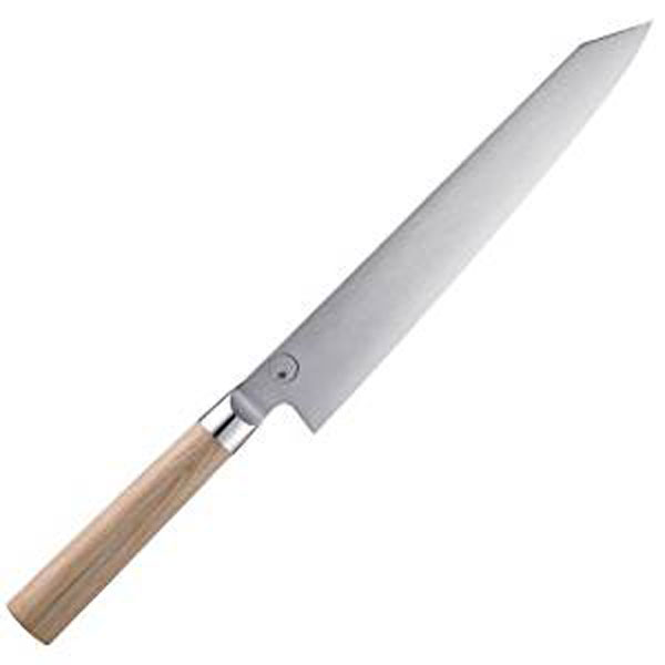 貝印 橋本幹造 両刃包丁 刺身AB5514 ( 日本製 包丁 キッチン 家庭用 ナイフ 料理包丁 切れ 調理 器具 料理 木柄 ギフト プレゼント ラッピング 祝い 贈り物 プレゼント 敬老の日 )|B・Bセレクト店