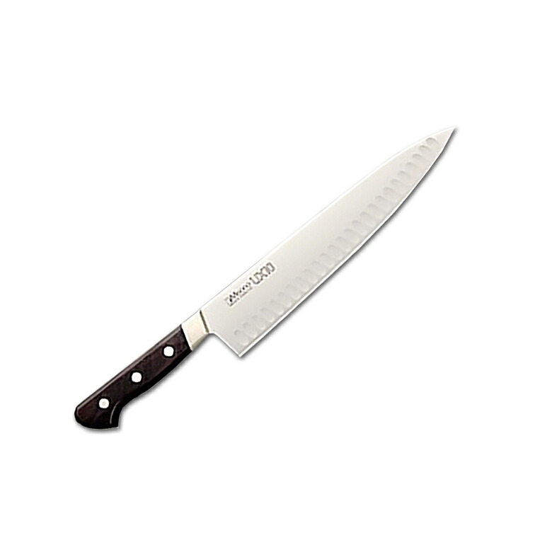 Misono ミソノ UX10 牛刀サーモンツバ付き 180ｍｍ 761 (misono 日本製 包丁 キッチン ナイフ 切れ 調理 器具 料理 木柄 ギフト プレゼント ラッピング 祝い 新生活 送料無料 贈り物 プレゼント ステンレス 関 刃物 )｜Ｂ・Ｂセレクト店