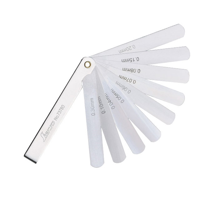 楽天市場】シックネスゲージ B 9枚組 100MM 73780 シンワ測定