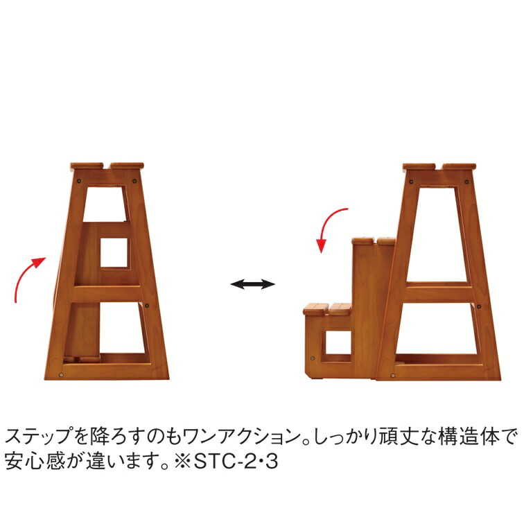 22 新作 ステップチェア3段 Stc 3 こども かわいい ベンチ 補助 花台 丈夫 頑丈 お年寄り 降りる のぼる 椅子 台 ベッド 車 乗り降り 踏み台 洗車 子供 踏台 ふみ台 イス 腰掛け 玄関 フラワースタンド 子ども 介護 Fucoa Cl