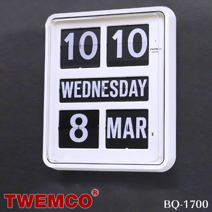 □美品 パタパタ時計 TWEMCO BQ-12+seyla.lk