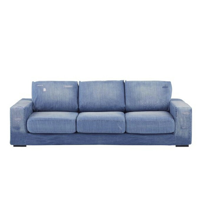 Rakuten 楽天市場 ジャーナル スタンダード ファニチャー Journal Standard Furniture フランクリン ソファ ダメージデニム 3p Franklin Sofa Damage Denim 3p ソファ 幅2100mm 3人掛けソファ デニムソファ クッションカバー 綿 クッション材