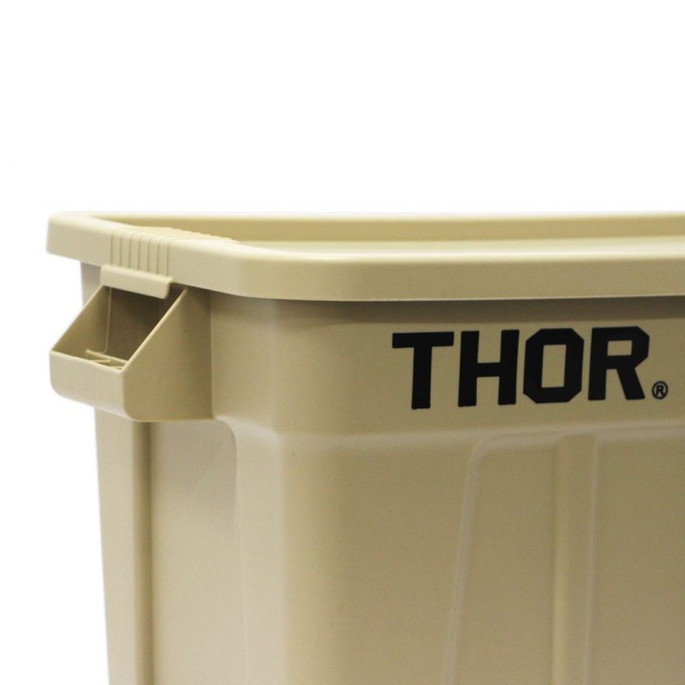 SALE コンテナ ソーラージトートウィズリッド 53L Thor Large Totes With Lid ディテール DETAIL クリア  コヨーテ ブラック グレー オリーブドラブ収納 ボックス トートボックス TRUST社 スタッキング ガレージ キャンプ アウトドア  newschoolhistories.org