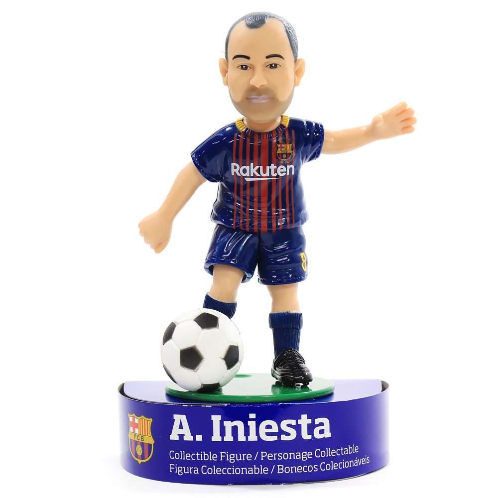 楽天市場 Fcバルセロナ アンドレス イニエスタ Andres Iniesta コレクティブル アクションフィギュア Tf6452 ホビーショップバックドロップ