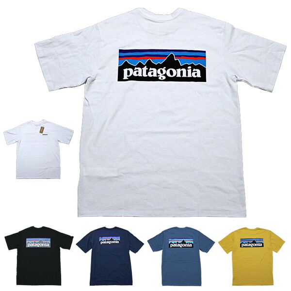 パタゴニア Ｔシャツ 定番 \u003cBR\u003eメンズ P-6ロゴタイプ レスポンシビリティー Ｔシャツ \u003cBR\u003epatagonia P-6 Logo Responsibili T-Shirt \u003cBR\u003e半袖Ｔシャツ P6ロゴタイプ  ■品番 38504