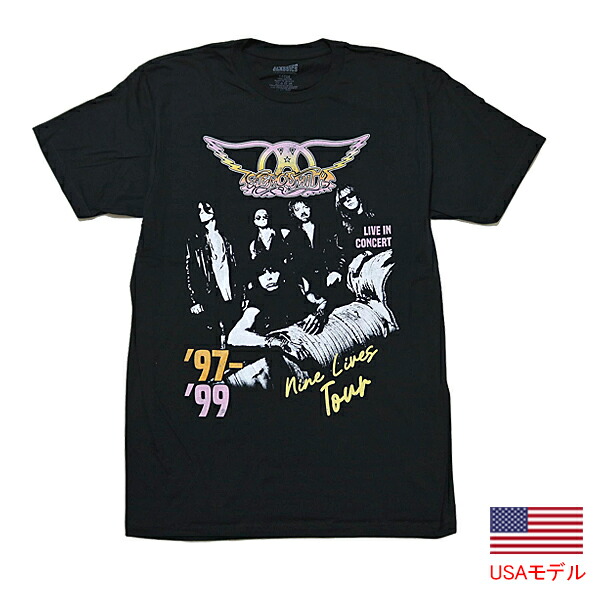 AEROSMITH Tシャツ Mサイズ バンド LIVE イベント エアロスミス THE BAREFOOT tシャツ 「 AEROSMITH / エアロスミス 」バンドT