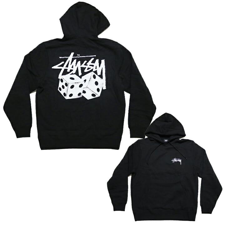 ステューシー パーカー ペアオブダイス サイコロ柄 ダイス柄 ストックロゴ Stussy プルパーカー ストックロゴ 品番 Stussy Stussy Pair Of Dice Hood Usステューシー プルオーバーパーカ オールドステューシー 復刻モデル 品番 B Flatステューシー パーカー