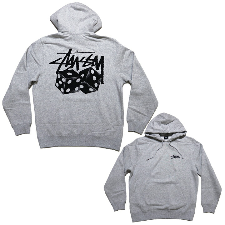 ステューシー パーカー ペアオブダイス サイコロ柄 ダイス柄 ストックロゴ Stussy プルパーカー ストックロゴ 品番 Stussy Stussy Pair Of Dice Hood Usステューシー プルオーバーパーカ オールドステューシー 復刻モデル 品番 B Flatステューシー パーカー