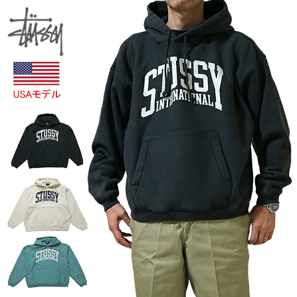 楽天市場】ステューシー パーカー ボックスロゴ STUSSY BOX HOOD プルパーカー スウェットパーカー 1924906 : B・FLAT