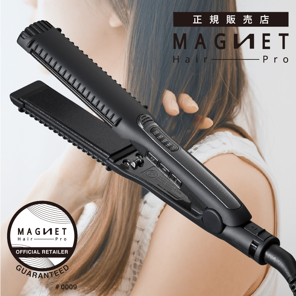 楽天市場】マグネットヘア プロ カール アイロン 38mm ヘアアイロン 