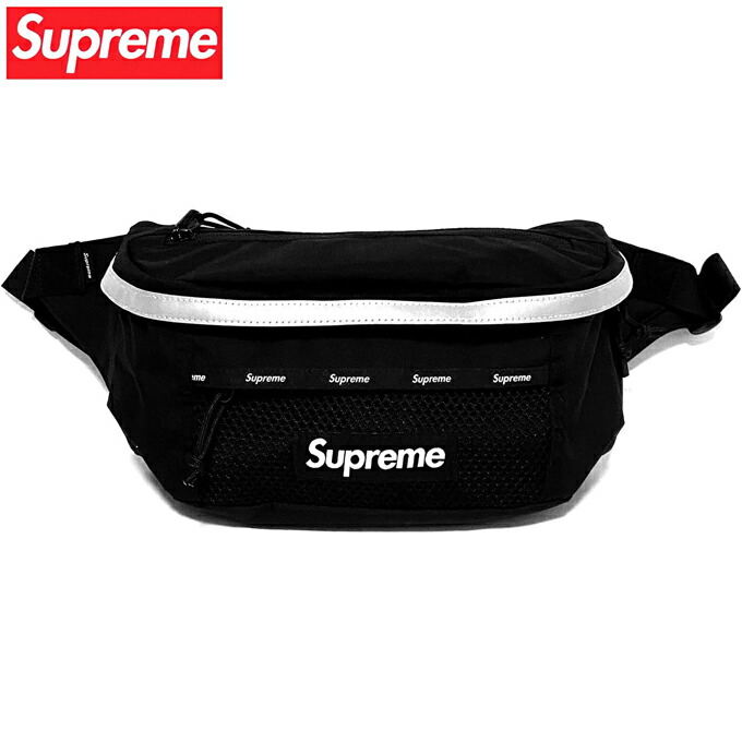 楽天市場】【Supreme Leather Waist Bag Black 24AW